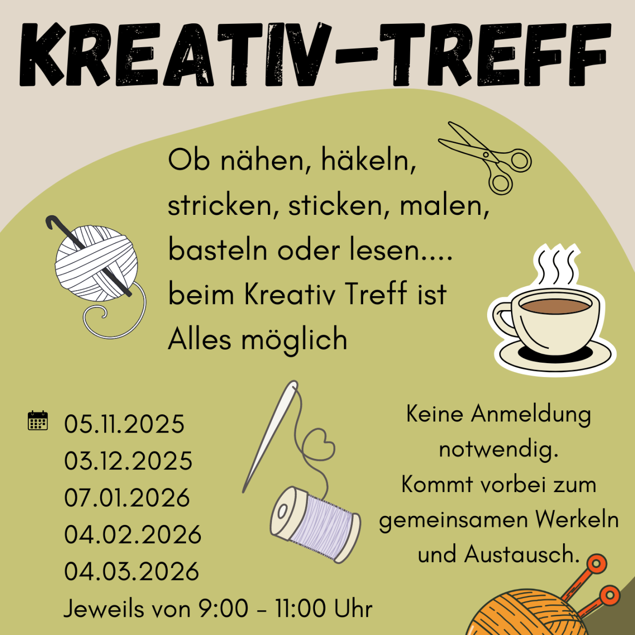 Kreativ-Treff Termine